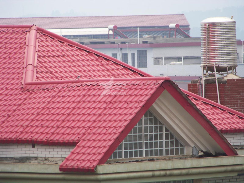 新型屋面建材合成樹脂瓦，傳統(tǒng)建筑用瓦的傳承替代建筑材料